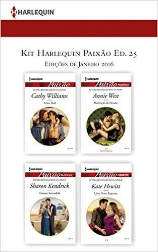 Kit Harlequin Paixão Jan.16 - Ed.25
