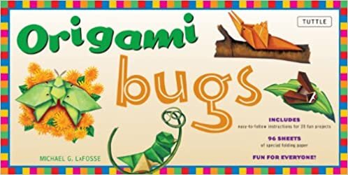 Origami Bugs Kit: Kit with 2 Origami Books, 20 Fun Projects and 98 Origami Papers: This Origami for Beginners Kit Is Great for Both Kids [With 96 Shee