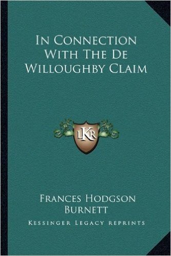 In Connection with the de Willoughby Claim
