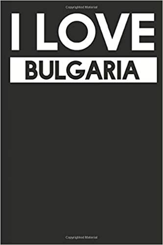indir I Love Bulgaria: A Notebook