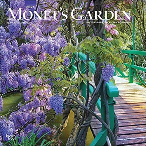Monet's Garden - Monets Garten 2021 - 18-Monatskalender
