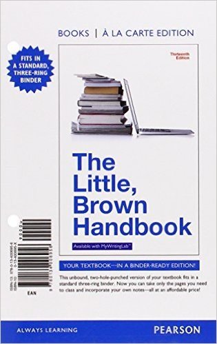 The Little, Brown Handbook, Books a la Carte Edition Plus Mywritinglab with Pearson Etext -- Access Card Package