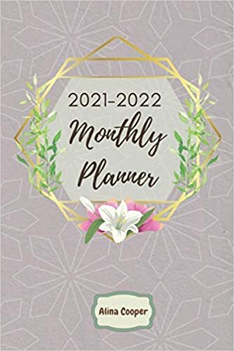 indir Monthly Planner: Two Year Planner with Floral Cover| Calendar Monthly Planner| Schedule Organizer For To Do List| Agenda Schedule Organizer and Appointment Notebook| Organizer &amp; Diary