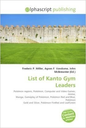 List of Kanto Gym Leaders