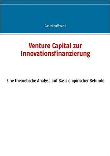 Venture Capital Zur Innovationsfinanzierung