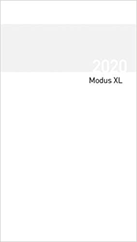 Taschenkalender Modus XL geheftet Einlage 2020
