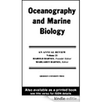 Oceanography and Marine Biology: An Annual Review, Volume 21: 021 (Oceanography and Marine Biology - An Annual Review) [Kindle-editie]