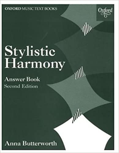 indir Butterworth, A: Stylistic Harmony Answer Book: Harmony for A-Level Onwards (Oxford Music Examination Workbooks)