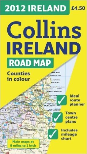 2012 Collins Ireland Road Map