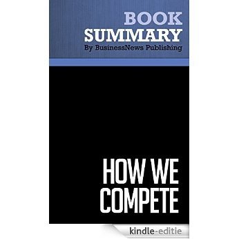 Summary: How We Compete - Suzanne Berger: Surviving in Today's Global Economy (English Edition) [Kindle-editie] beoordelingen