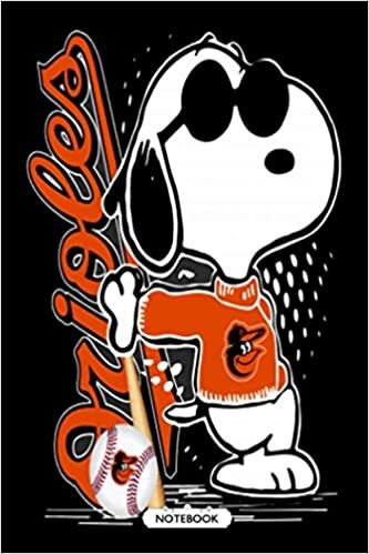 indir Snoopy Baltimore Orioles MLB Family Notebook Journal With Inspirational Quotes