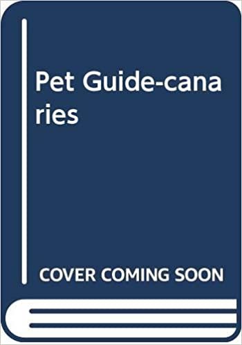 Pet Guide-canaries (Hamlyn Pet Guides)