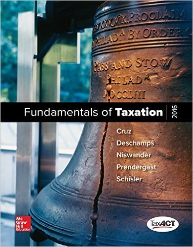 MP Fundamentals of Taxation 2016 Edition with Taxact CD-ROM