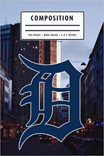 Weekly Planner Composition : Detroit Tigers Notebook- To My Baseball Son , To My Baseball Dad - Baseball Notebook #6