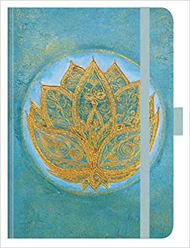 Premium Timer Big "Lotus" 2021: Hochwertiger Buchkalender. Terminplaner mit Wochenkalendarium, Gummiband und Stifthalter. 12 x 17 cm