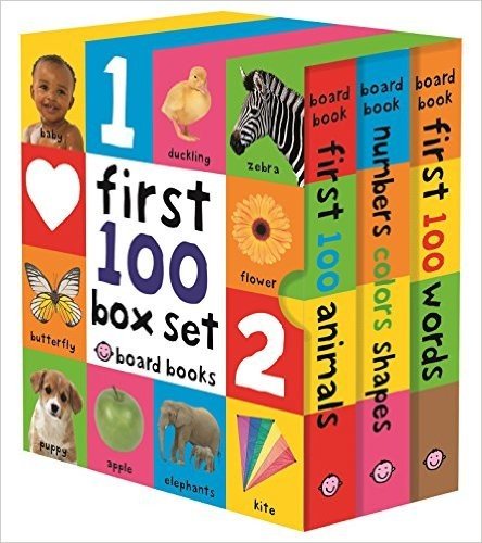 First 100 Slipcase (3 Small Board Books Without Padded Cover)