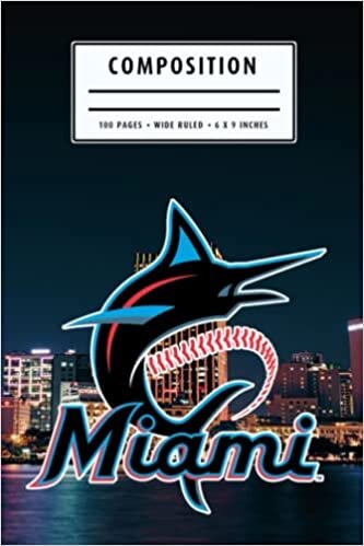 indir New Year Weekly Timesheet Record Composition : Miami Marlins Notebook | Christmas, Thankgiving Gift Ideas | Baseball Notebook #27