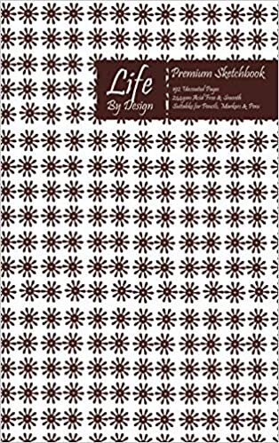 Premium Life By Design Sketchbook 6 x 9 Inch Uncoated (75 gsm) Paper Brown Cover