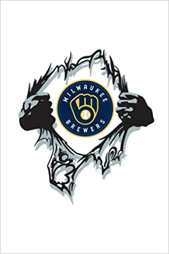 Milwaukee Brewers Hero Notebooks, Logbook, Journal Composition Book Journal 110 Pages 6x9 in