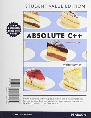 Absolute C++, Student Value Edition Plus Myprogramminglab with Pearson Etext -- Access Card Package