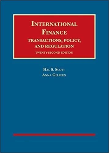 indir International Finance, Transactions, Policy, and Regulation (University Casebook Series)