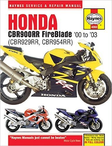 Honda Cbr900rr Fireblade '00 - '03: (Cbr929rr, Cbr954rr)