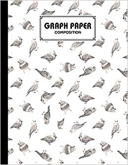 indir Graph Paper Composition Notebook: Birds Cover | Grid Paper Notebook, Quad Ruled, 100 Sheets, Size 8.5&quot; x 11&quot;