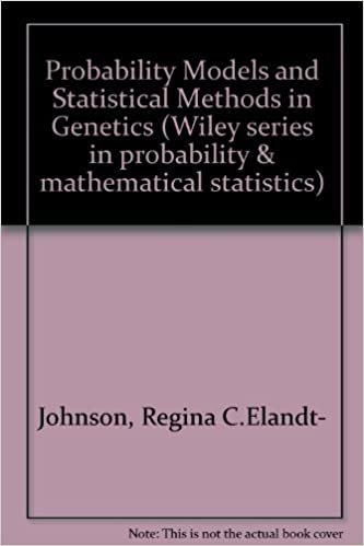 indir Probability Models and Statistical Methods in Genetics (Wiley Series in Probability &amp; Mathematical Statistics)