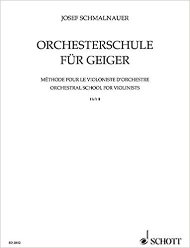 indir Orchesterschule für Geiger: Die technisch wichtigsten Stellen aus der Konzert- und Opernliteratur. Band 2. Violine.