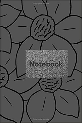 indir Notebook: School Notebook, pocket Journal, flowers notebook, Diary (110 Pages, Blank, 6 x 9)