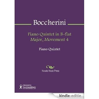 Piano Quintet in B-flat Major, Movement 4 - Piano Score [Kindle-editie] beoordelingen