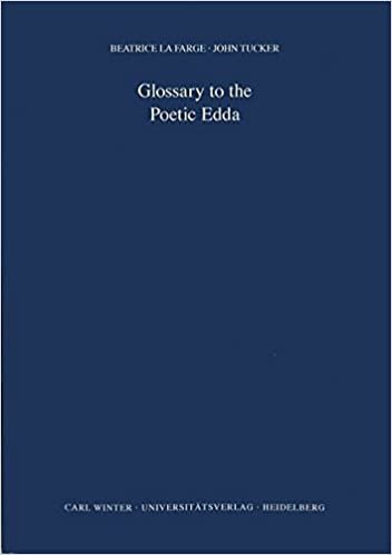 Glossary to the Poetic Edda: Based on Hans Kuhn’s „Kurzes Wörterbuch“ (Skandinavistische Arbeiten)