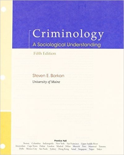 Criminology with Student Access Code Card: A Sociological Understanding