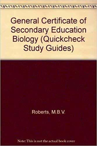 General Certificate of Secondary Education Biology (Quickcheck Study Guides)