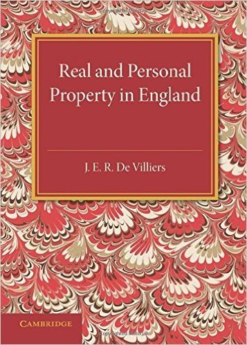 The History of the Legislation Concerning Real and Personal Property in England: During the Reign of Queen Victoria
