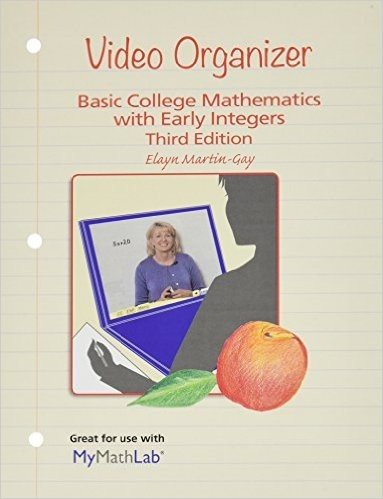 Video Organizer for Basic College Math with Early Integers