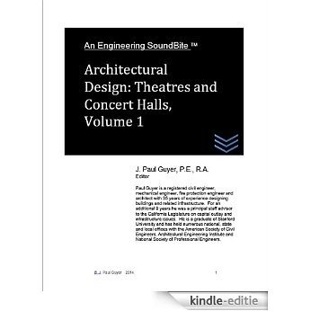 Architectural Design: Theatres and Concert Halls, Volume 1 (Engineering SoundBites) (English Edition) [Kindle-editie]