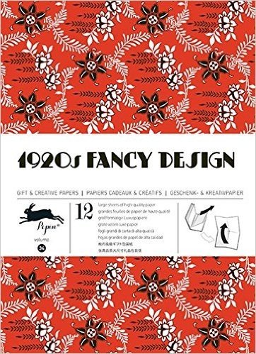 1920's Fancy Design: Gift Wrapping Paper Book