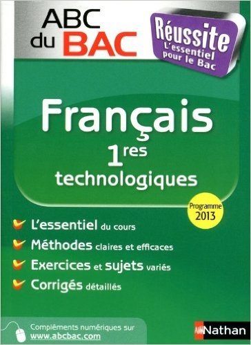 ABC du BAC Réussite Français 1res technologiques