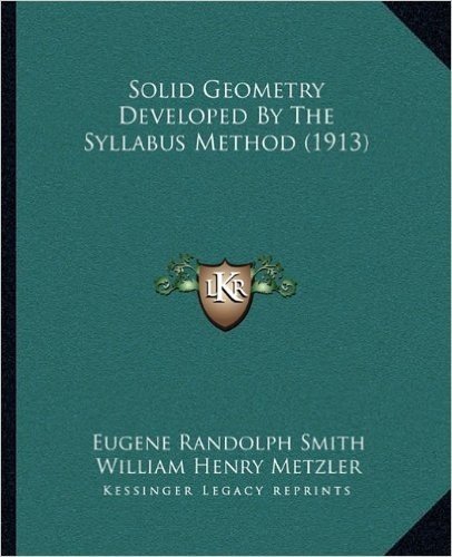 Solid Geometry Developed by the Syllabus Method (1913) baixar
