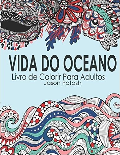 Vida Do Oceano Livro de Colorir Para Adultos
