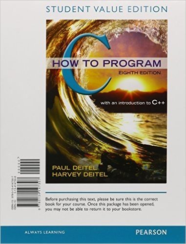 C How to Program, Student Value Edition Plus Myprogramminglab with Pearson Etext -- Access Card Package