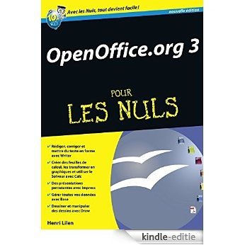 OpenOffice.org 3.X Mégapoche Pour les nuls [Kindle-editie]