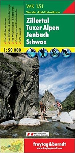 Hiking Maps of the Austrian Alps: Zillertal, Jenbach, Mayrhofen (Walking Maps)
