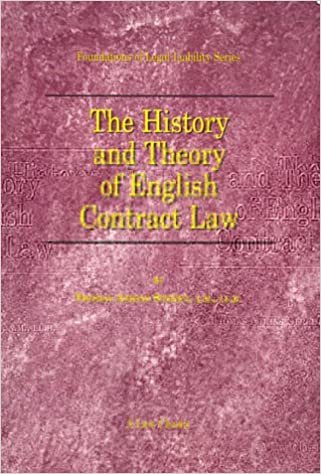 History And Theory Of English Contract Law