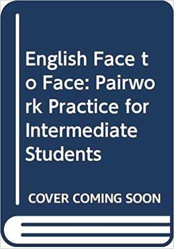 English Face to Face: Pairwork Practice for Intermediate Students