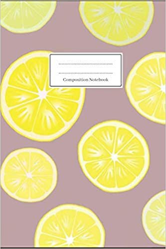 indir |Notebook - Journal - Composition Notebook - Fruits - Lemon Slice - Gift Idea| (Eco Notebook, Band 13)