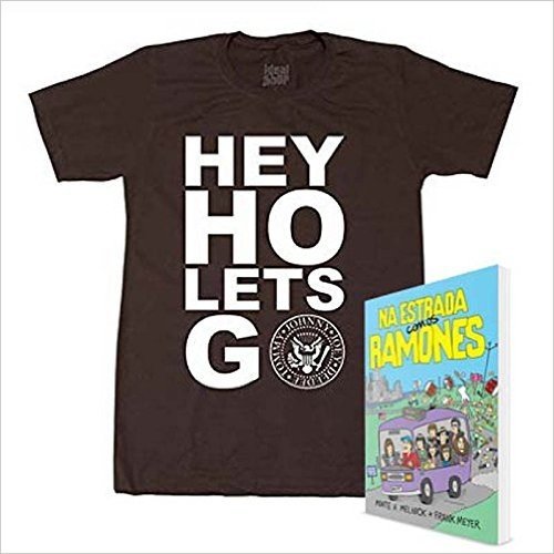 Combo. Ramones ( Kit Livro + Camiseta Algodão)