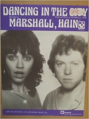 song sheet DANCING IN THE CITY Marshall , Hain 1978