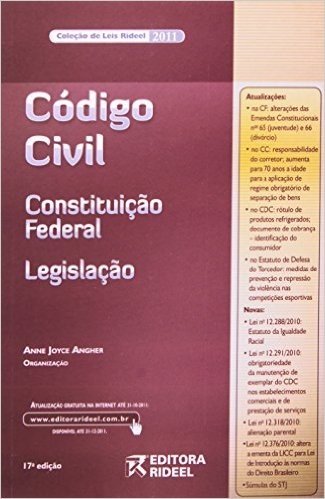 Código Civil. Constituição Federal. Legislação